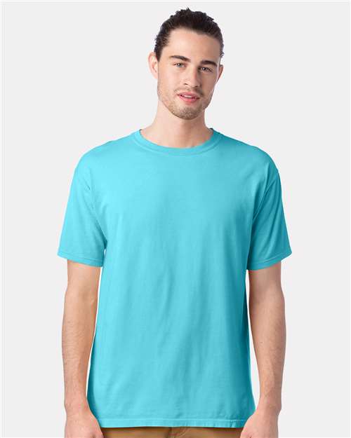 Custom Embroidered  ComfortWash by Hanes Garment-Dyed T-Shirt GDH100 Freshwater
