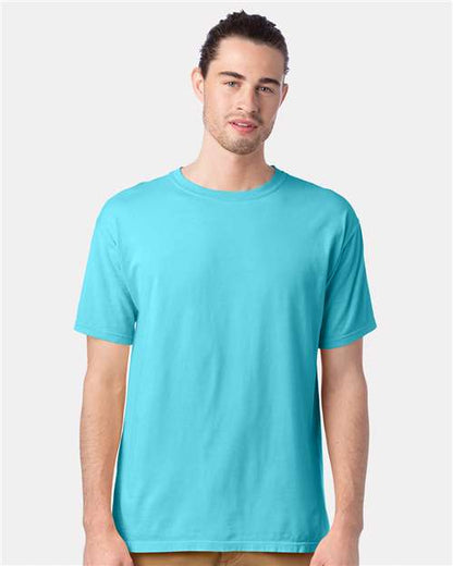 Custom Embroidered  ComfortWash by Hanes Garment-Dyed T-Shirt GDH100 Freshwater