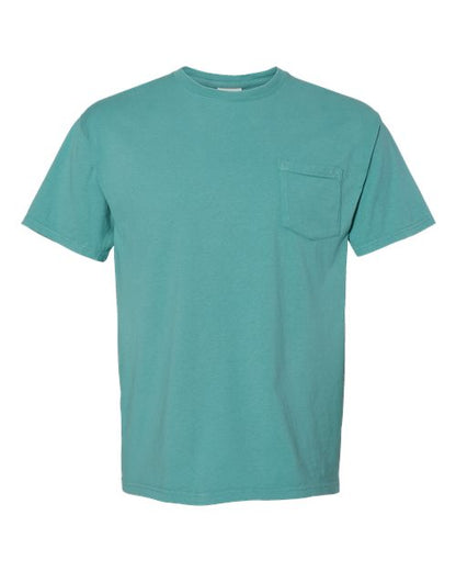 ComfortWash by Hanes Garment-Dyed Pocket T-Shirt GDH150 Spanish Moss