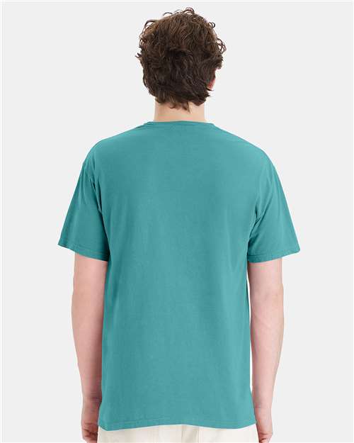 ComfortWash by Hanes Garment-Dyed Pocket T-Shirt GDH150 Spanish Moss
