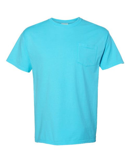 ComfortWash by Hanes Garment-Dyed Pocket T-Shirt GDH150 Freshwater