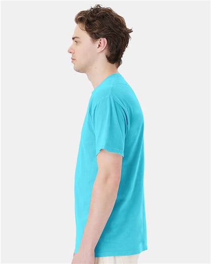 ComfortWash by Hanes Garment-Dyed Pocket T-Shirt GDH150 Freshwater