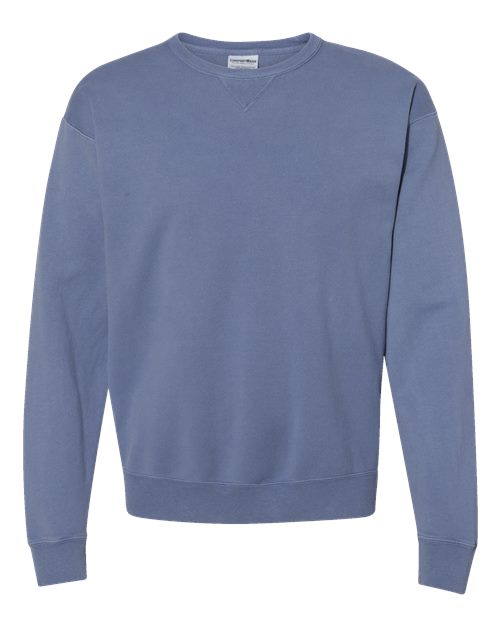 ComfortWash by Hanes Garment-Dyed Crewneck Sweatshirt GDH400 Saltwater