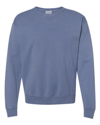ComfortWash by Hanes Garment-Dyed Crewneck Sweatshirt GDH400 Saltwater