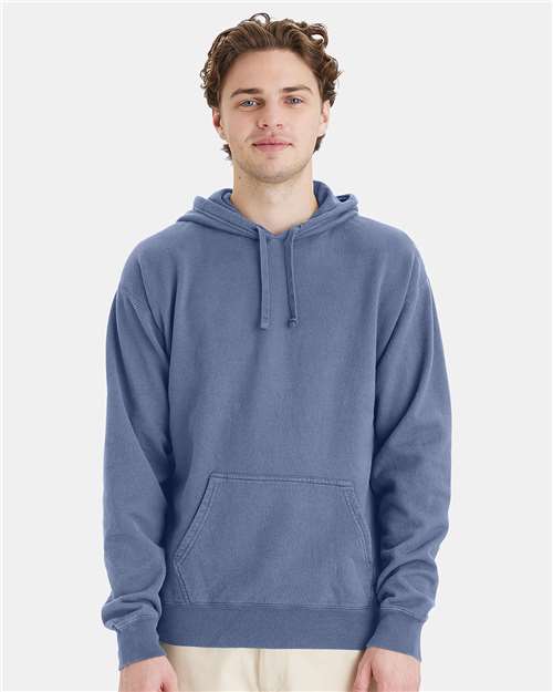 Custom Embroidered  ComfortWash by Hanes Garment-Dyed Unisex Hooded Sweatshirt GDH450 Saltwater