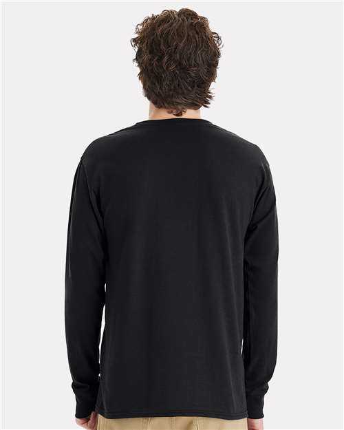 Hanes Workwear Long Sleeve Pocket T-Shirt W120