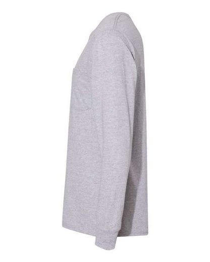 Hanes Workwear Long Sleeve Pocket T-Shirt W120