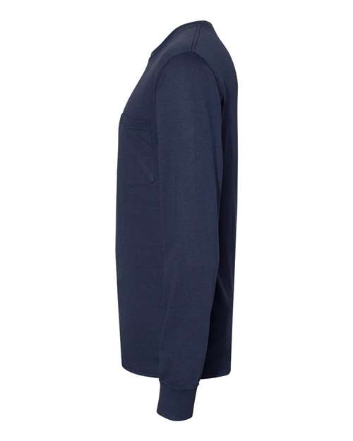 Hanes Workwear Long Sleeve Pocket T-Shirt W120
