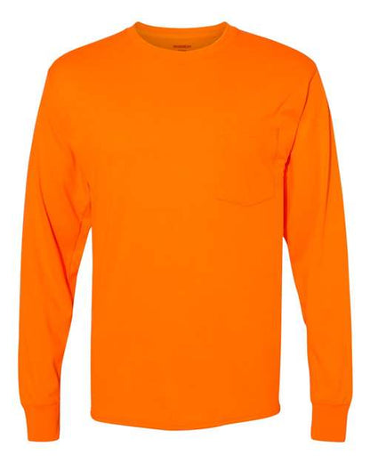 Hanes Workwear Long Sleeve Pocket T-Shirt W120
