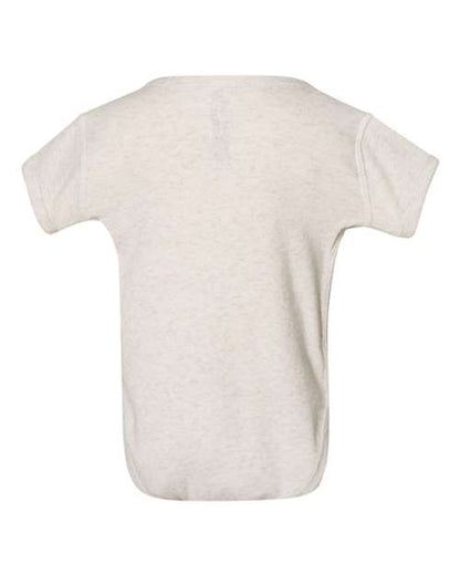 Rabbit Skins Infant Baby Rib Bodysuit 4400 Natural Heather