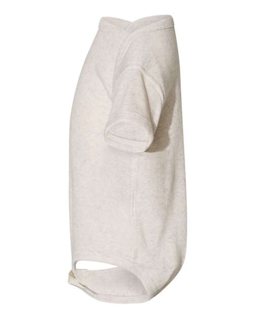 Rabbit Skins Infant Baby Rib Bodysuit 4400 Natural Heather