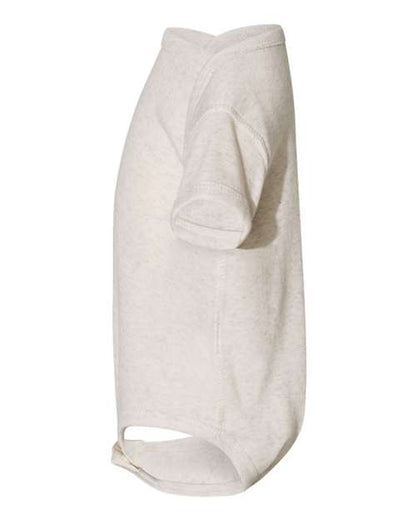 Rabbit Skins Infant Baby Rib Bodysuit 4400 Natural Heather