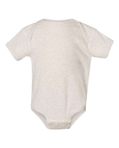 Rabbit Skins Infant Baby Rib Bodysuit 4400 Natural Heather
