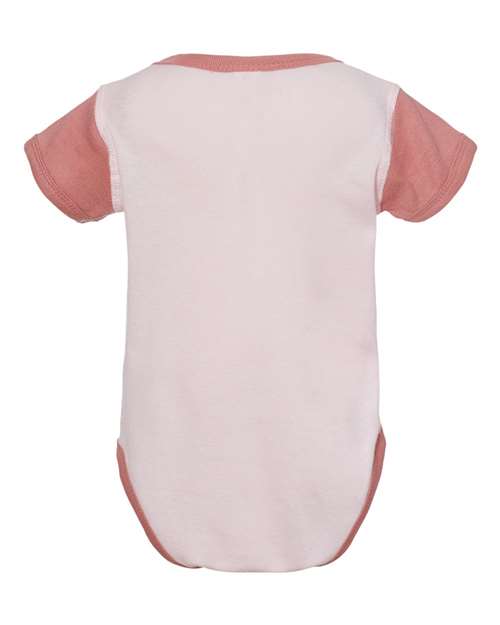 Rabbit Skins Infant Baby Rib Bodysuit 4400 Ballerina/ Mauvelous