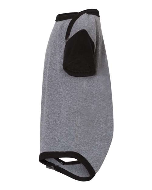 Rabbit Skins Infant Baby Rib Bodysuit 4400 Granite Heather/ Black