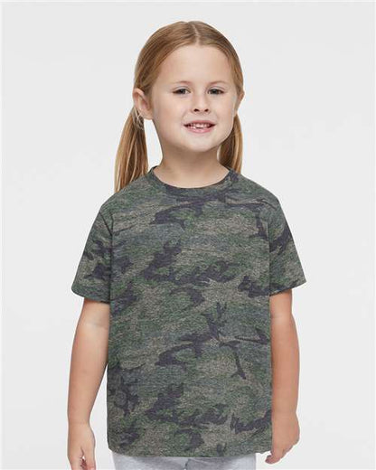 Rabbit Skins Toddler Fine Jersey Tee 3321 Vintage Camo