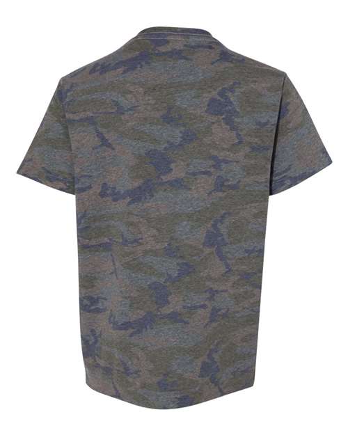 LAT Youth Fine Jersey Tee 6101 Vintage Camo