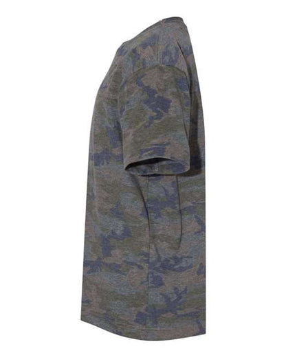 LAT Youth Fine Jersey Tee 6101 Vintage Camo