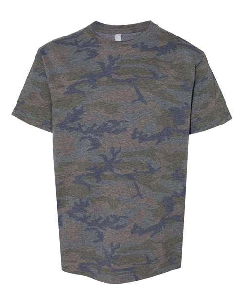 LAT Youth Fine Jersey Tee 6101 Vintage Camo