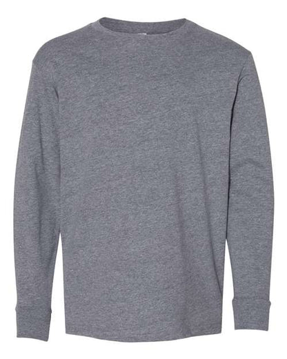 LAT Youth Fine Jersey Long Sleeve Tee 6201 Granite Heather