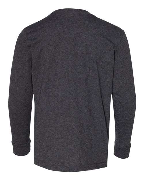 LAT Youth Fine Jersey Long Sleeve Tee 6201 Vintage Smoke