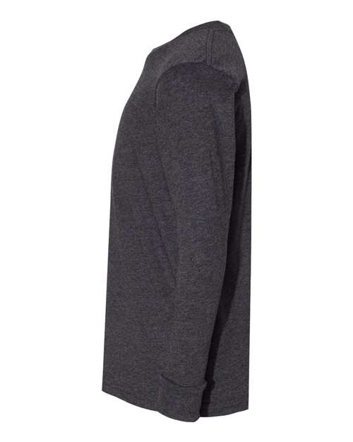 LAT Youth Fine Jersey Long Sleeve Tee 6201 Vintage Smoke
