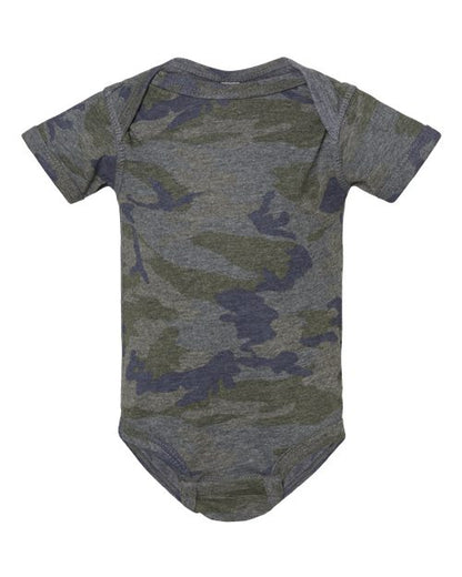 Rabbit Skins Infant Fine Jersey Bodysuit 4424 Vintage Camo