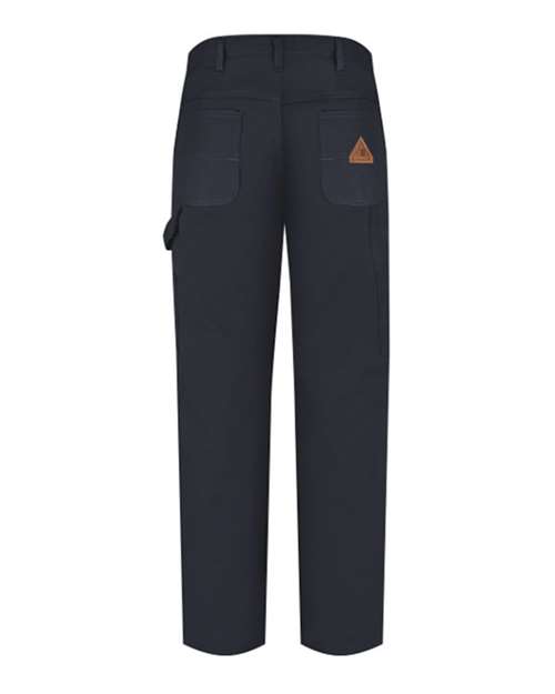 Custom EmbroideredBulwark Men's Dungaree - EXCEL FR ComforTouch - 11.0 oz. 7382 Navy - Unhemmed