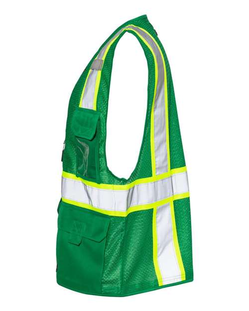 Kishigo EV Series® Enhanced Visibility Multi-Pocket Mesh Vest B100-111