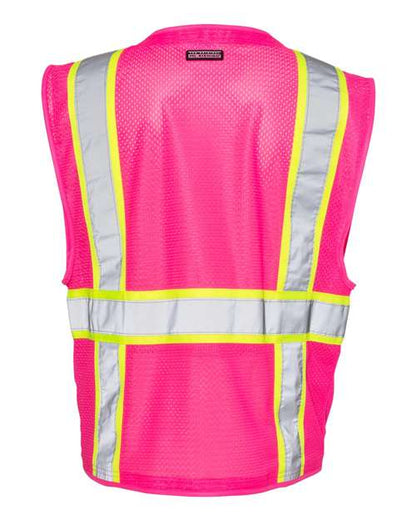Kishigo EV Series® Enhanced Visibility Multi-Pocket Mesh Vest B100-111