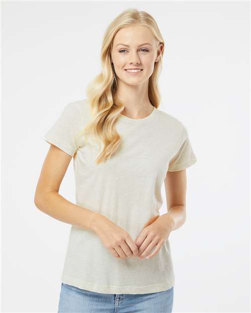 LAT Women's Fine Jersey Tee 3516 Natural Heather