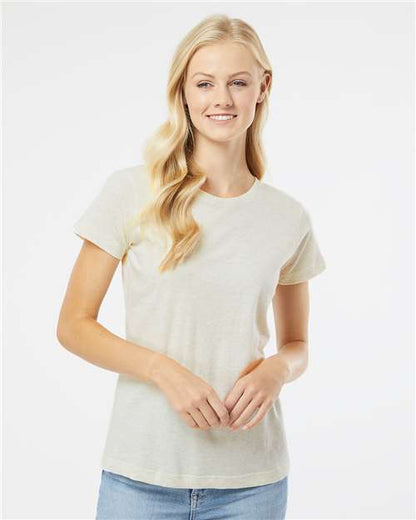 LAT Women's Fine Jersey Tee 3516 Natural Heather