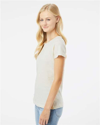 LAT Women's Fine Jersey Tee 3516 Natural Heather