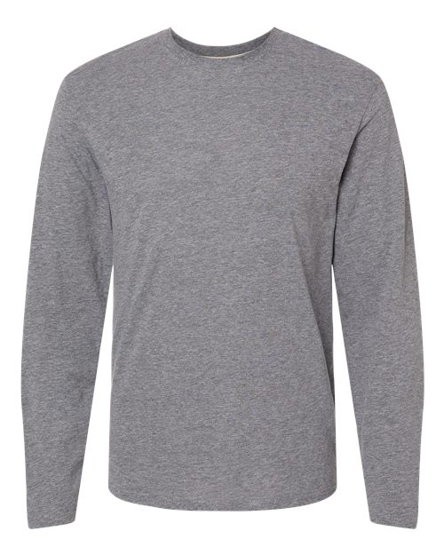 LAT Fine Jersey Long Sleeve Tee 6918 Granite Heather