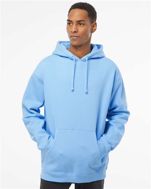 Independent Trading Co. Heavyweight Hooded Sweatshirt IND4000 Black Camo Custom Embroidered Business Logo