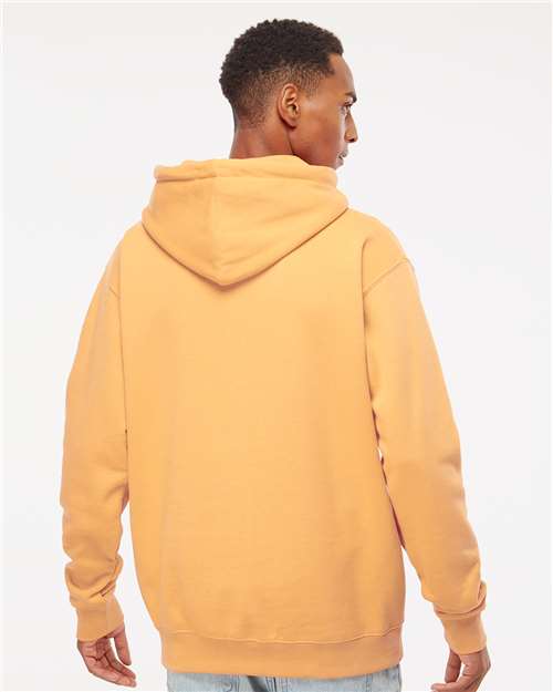 Independent Trading Co. Heavyweight Hooded Sweatshirt IND4000 Peach Custom Embroidered Business Logo
