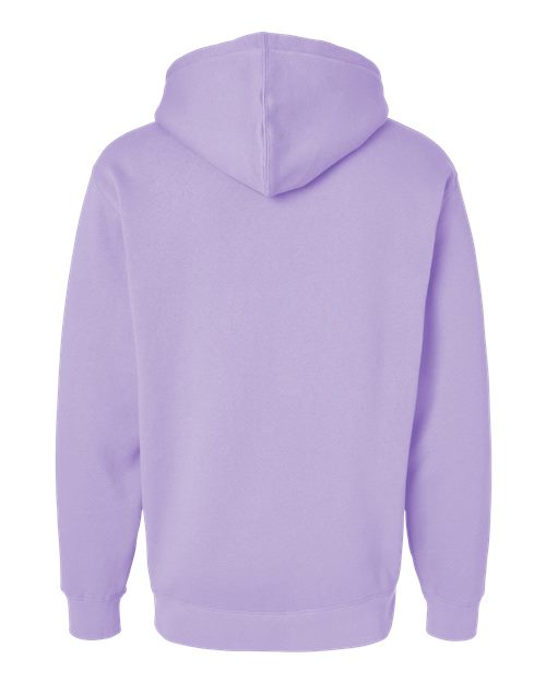 Independent Trading Co. Heavyweight Hooded Sweatshirt IND4000 Lavender Custom Embroidered Business Logo