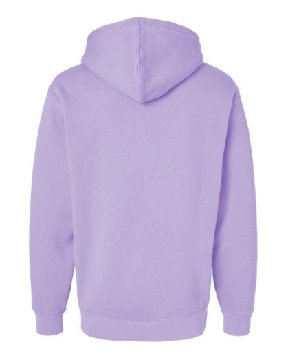 Independent Trading Co. Heavyweight Hooded Sweatshirt IND4000 Lavender Custom Embroidered Business Logo