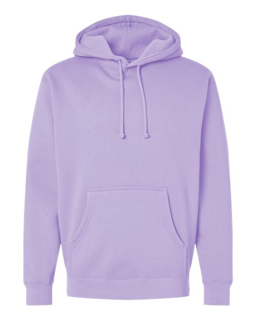 Independent Trading Co. Heavyweight Hooded Sweatshirt IND4000 Lavender Custom Embroidered Business Logo