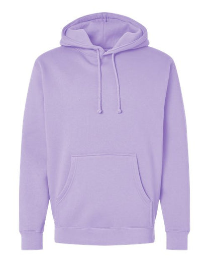 Independent Trading Co. Heavyweight Hooded Sweatshirt IND4000 Lavender Custom Embroidered Business Logo