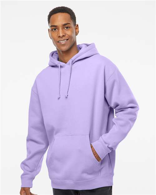 Custom Embroidered  Independent Trading Co. Heavyweight Hooded Sweatshirt IND4000 Lavender