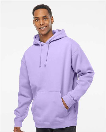 Custom Embroidered  Independent Trading Co. Heavyweight Hooded Sweatshirt IND4000 Lavender