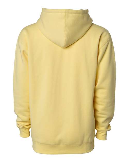 Independent Trading Co. Heavyweight Hooded Sweatshirt IND4000 Light Pink Custom Embroidered Business Logo