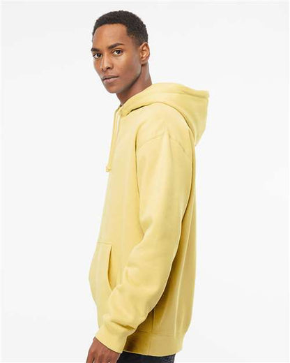 Independent Trading Co. Heavyweight Hooded Sweatshirt IND4000 Light Yellow Custom Embroidered Business Logo