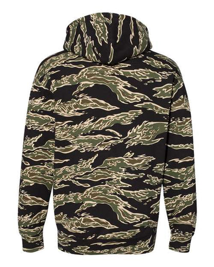 Independent Trading Co. Heavyweight Hooded Sweatshirt IND4000 Storm Blue Custom Embroidered Business Logo