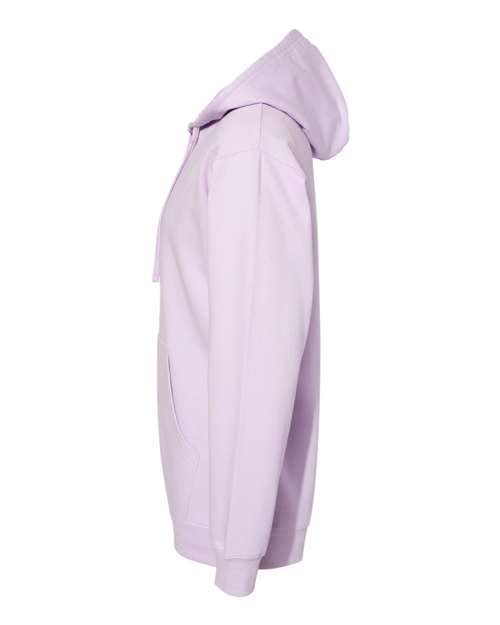 Independent Trading Co. Midweight Hooded Sweatshirt SS4500 Lavender Custom Embroidered Business Logo
