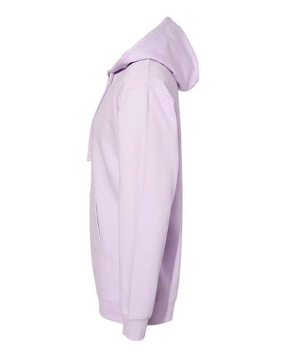 Independent Trading Co. Midweight Hooded Sweatshirt SS4500 Lavender Custom Embroidered Business Logo