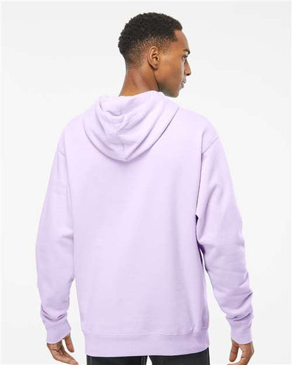 Independent Trading Co. Midweight Hooded Sweatshirt SS4500 Lavender Custom Embroidered Business Logo