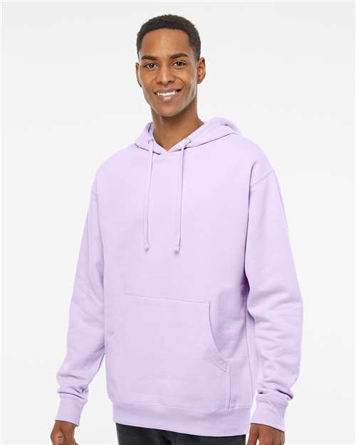Independent Trading Co. Midweight Hooded Sweatshirt SS4500 Kelly Green Heather Custom Embroidered Business Logo