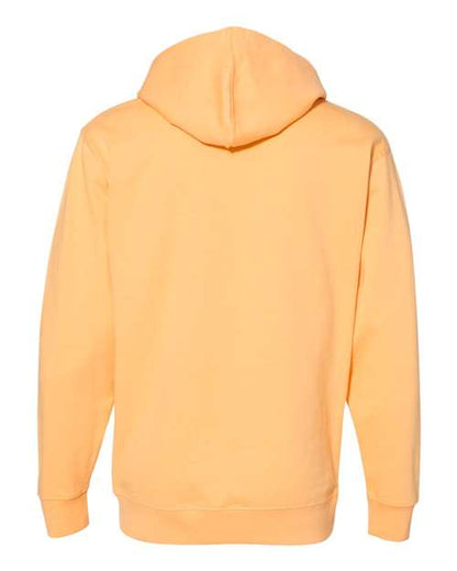 Independent Trading Co. Midweight Hooded Sweatshirt SS4500 Peach Custom Embroidered Business Logo